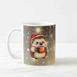 Hedgehog Christmas Coffee  Mug
