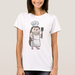 Hedgehog Cook Spatula Cooking T-Shirt