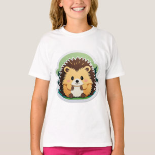 Hedgehog Cozy Forest Life T-Shirt