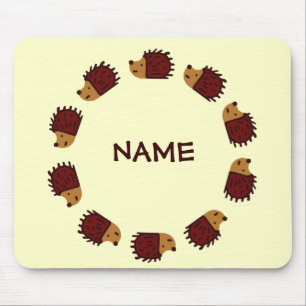 Hedgehog Crossing! Mouse Mat