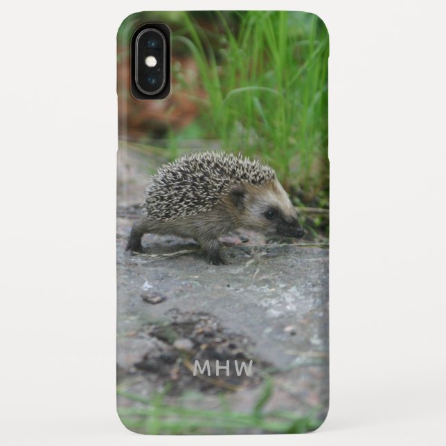 Hedgehog custom monogram phone cases (Back)