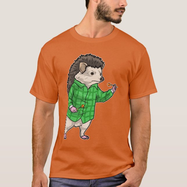 Hedgehog Darts Dart T-Shirt (Front)