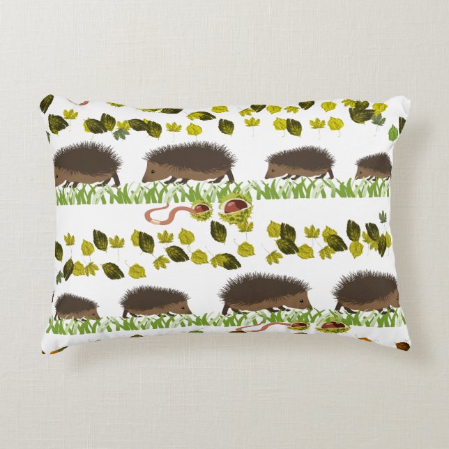 hedgehog decorative cushion (Front)