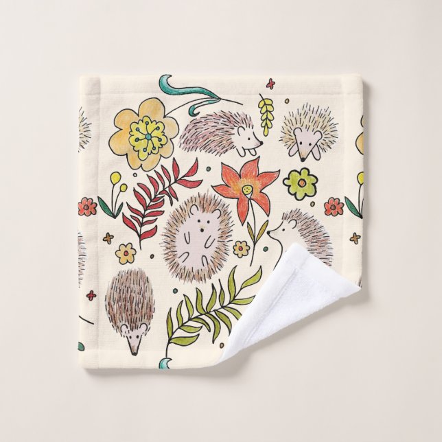 Hedgehog Field Wash Cloth (Wash Cloth)