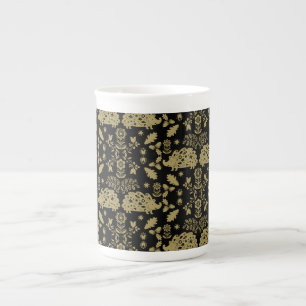 Hedgehog Folk Art Bone China Mug