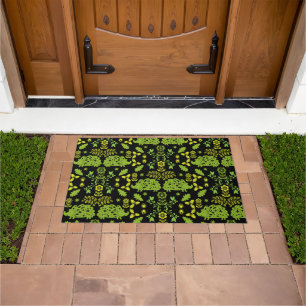 Hedgehog Folk Art Doormat