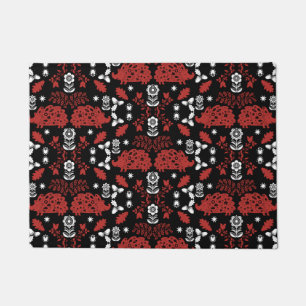 Hedgehog Folk Art Doormat