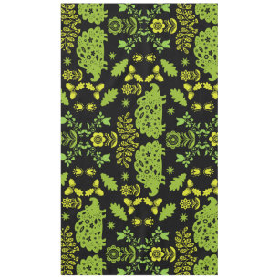 Hedgehog Folk Art Tablecloth