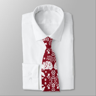 Hedgehog Folk Art Tie