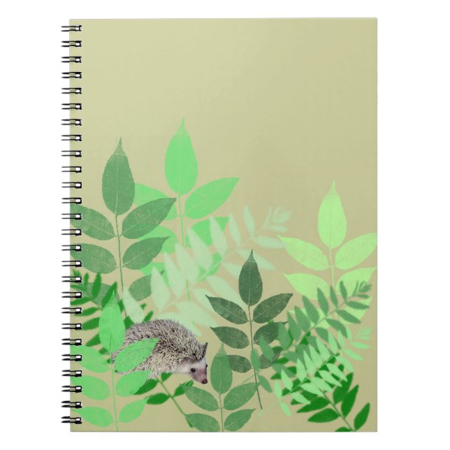 Hedgehog Garden Notebook (Front)