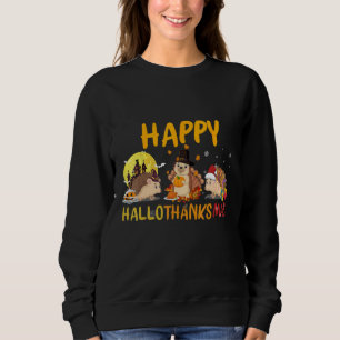 Hedgehog Happy Fall Autumn Christmas Halloween Tha Sweatshirt
