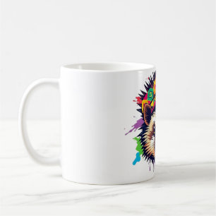 Hedgehog Headband Fun Coffee Mug