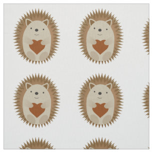 Hedgehog Heart Fabric