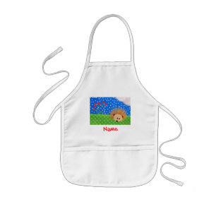 Hedgehog Hearts! Kids Apron