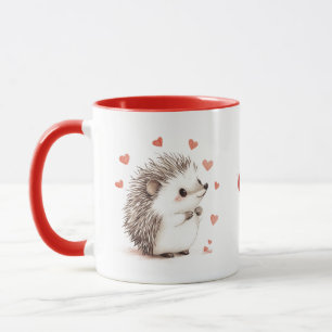 Hedgehog, Hedgehug, Gift For Girlfriend, Boyfriend Mug
