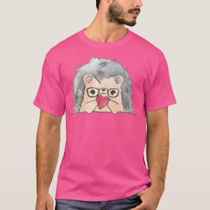 Hedgehog Holding A Heart T-Shirt
