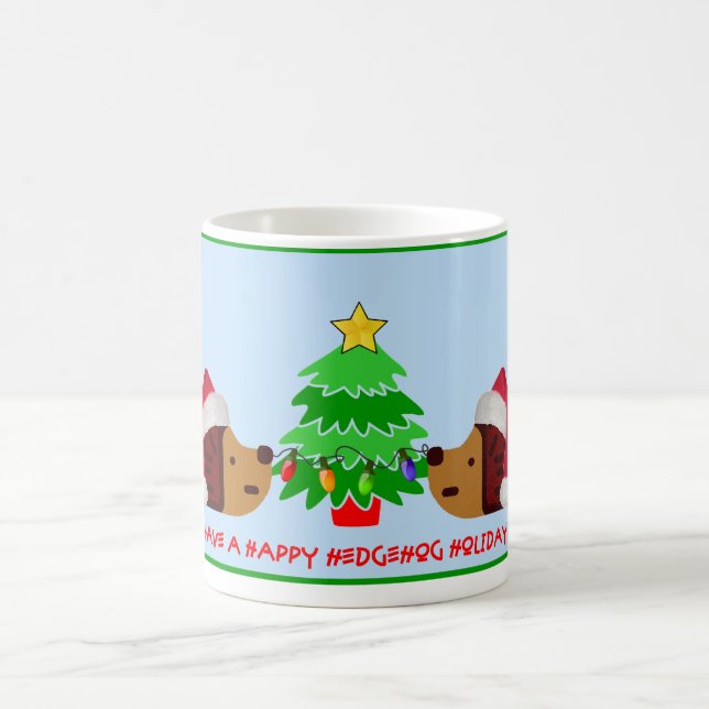 HEDGEHOG HOLIDAY! COFFEE MUG (Center)