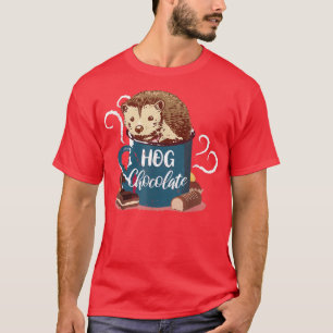 Hedgehog Hot Chocolate Porcupine Hedgehog Forest A T-Shirt