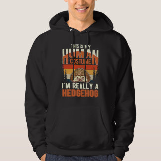 Hedgehog Human Costume Halloween Hedgehog Hoodie