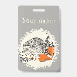 Hedgehog ID Badge