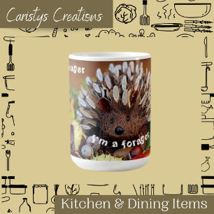 Hedgehog I'm a Forager  Coffee Mug