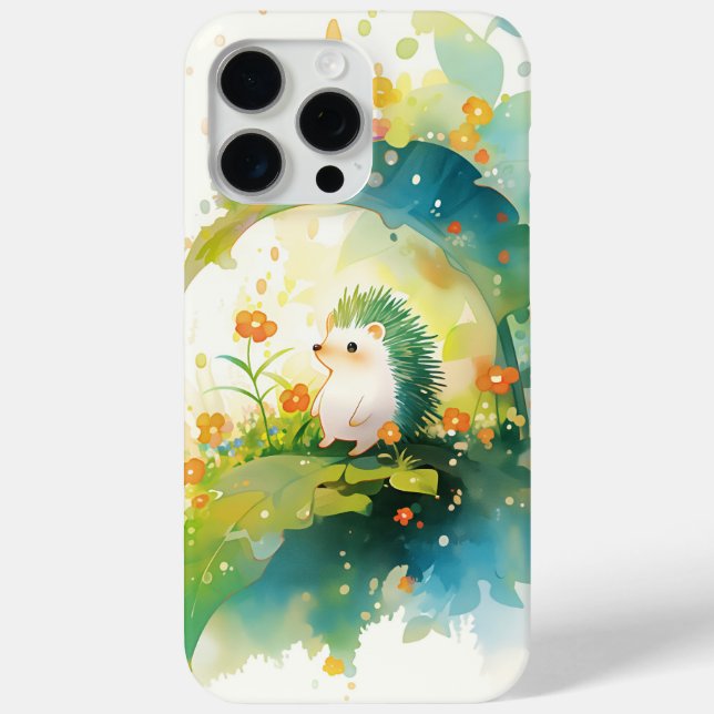 Hedgehog Leaf Hideaway Case-Mate iPhone Case (Back)