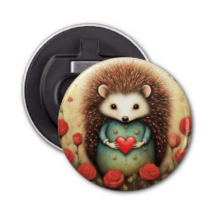 Hedgehog Love 2 Bottle Opener