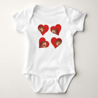 Hedgehog Love! Baby Bodysuit