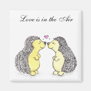 Hedgehog Love magnet
