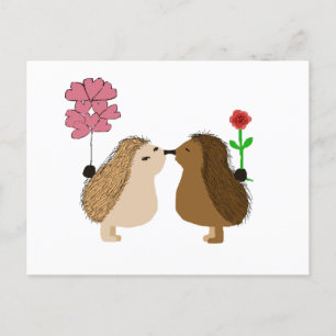 Hedgehog Love Postcard