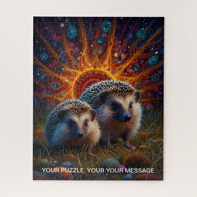 Hedgehog Love Puzzle (Vertical)
