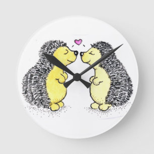 Hedgehog Love, Time for Love Round Clock