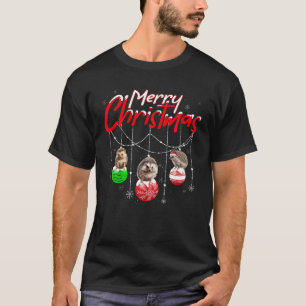 Hedgehog Lover Xmas Decoration Santa Hedgehog Chri T-Shirt