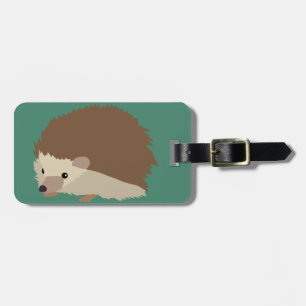 Hedgehog Luggage Tag