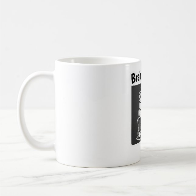 Hedgehog Meme Cartoon Funny  Coffee Mug (Left)
