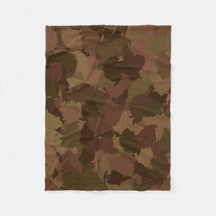 HEDGEHOG modern camouflage Fleece Blanket