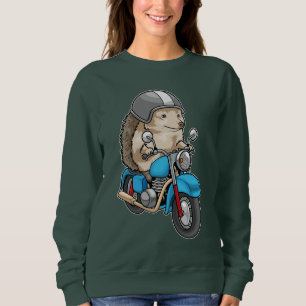 Hedgehog Motorcycle Sweatshirt