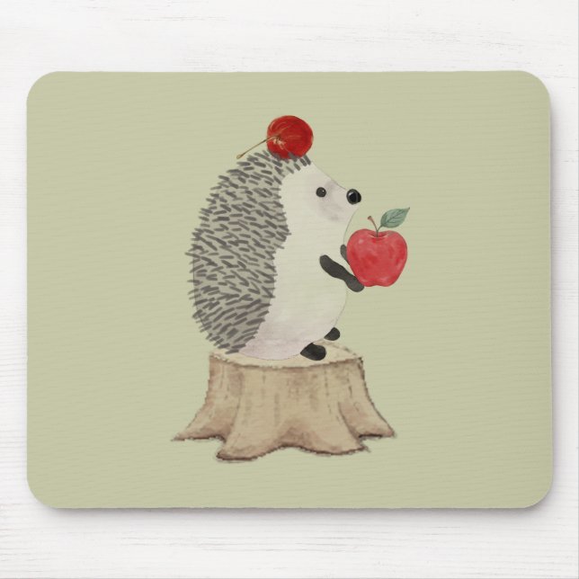 Hedgehog Mouse Mat (Front)