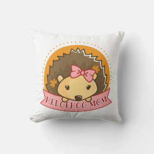 Hedgehog Mum Cushion