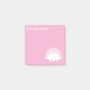 Hedgehog Mum Cute Custom Colour and Text Post-it Notes