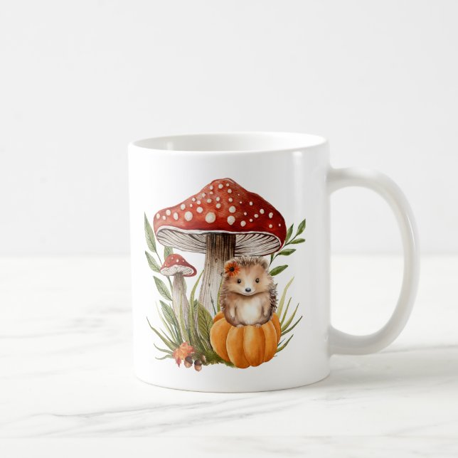 Hedgehog nature mug (Right)