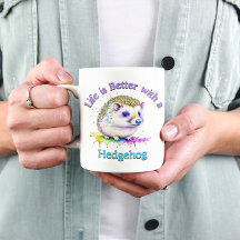 Hedgehog Owner pet lover coffee lover 