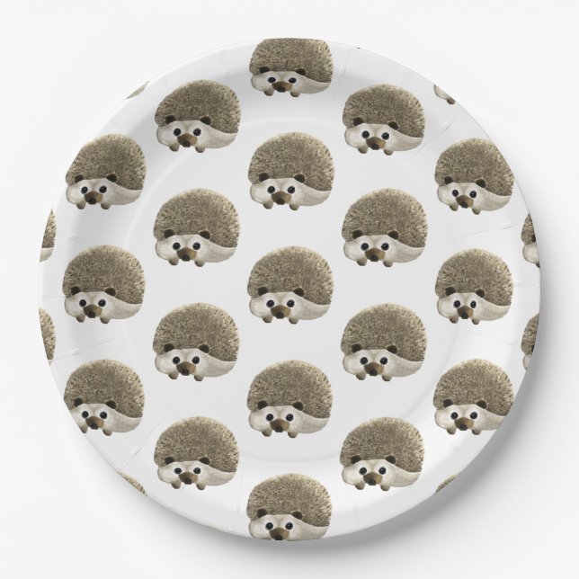 Hedgehog  paper plate (Front)