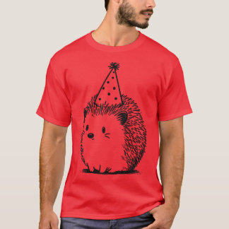 hedgehog Party Time T-Shirt