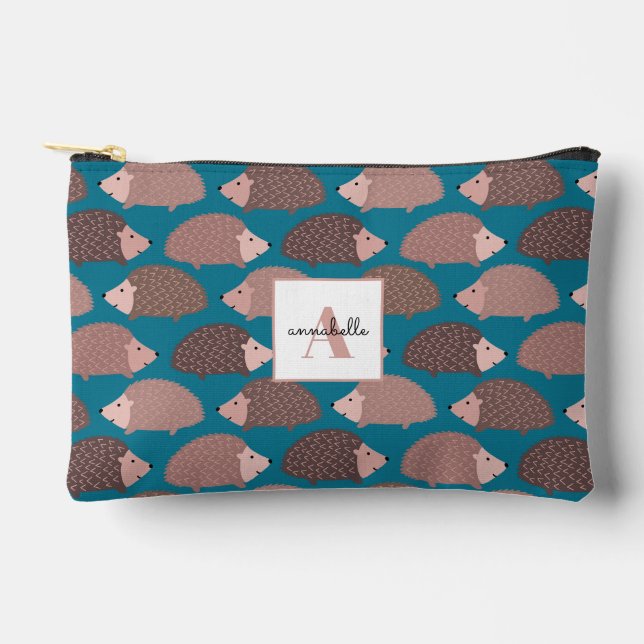 Hedgehog pattern accessory pouch (Front)