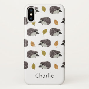 Hedgehog Pattern custom name phone cases