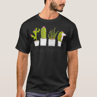 Hedgehog Perfect Match  Cacti  Cactus T-Shirt