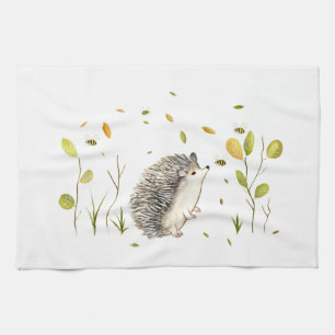 Hedgehog Personalised Kitchen Towels