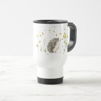 Hedgehog Personalised Travel Mug
