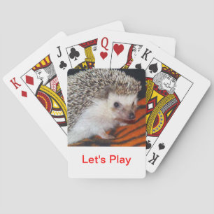 Hedgehog Playing Cards